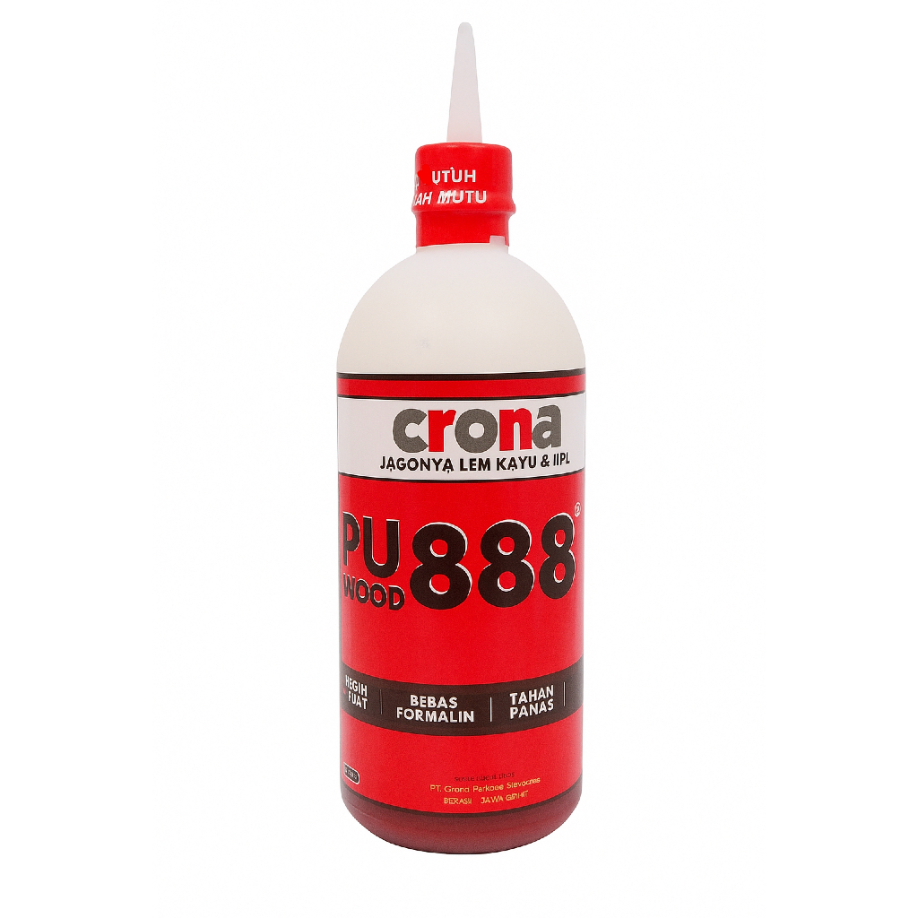 Lem Crona PU 888 - Lem Kayu Basah Lem Madu 450 Gram