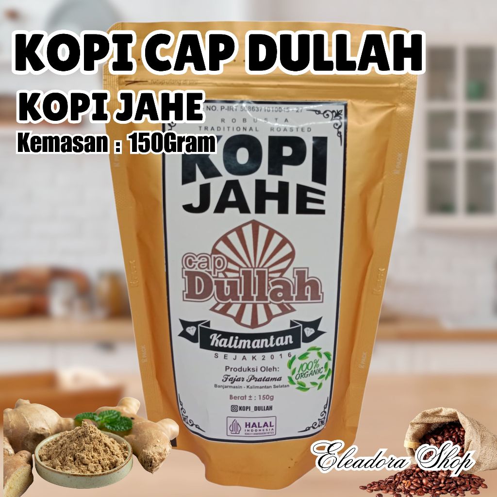 Kopi Jahe Cap Dullah - Kemasan Besar - Khas Martapura Kalimantan Selatan