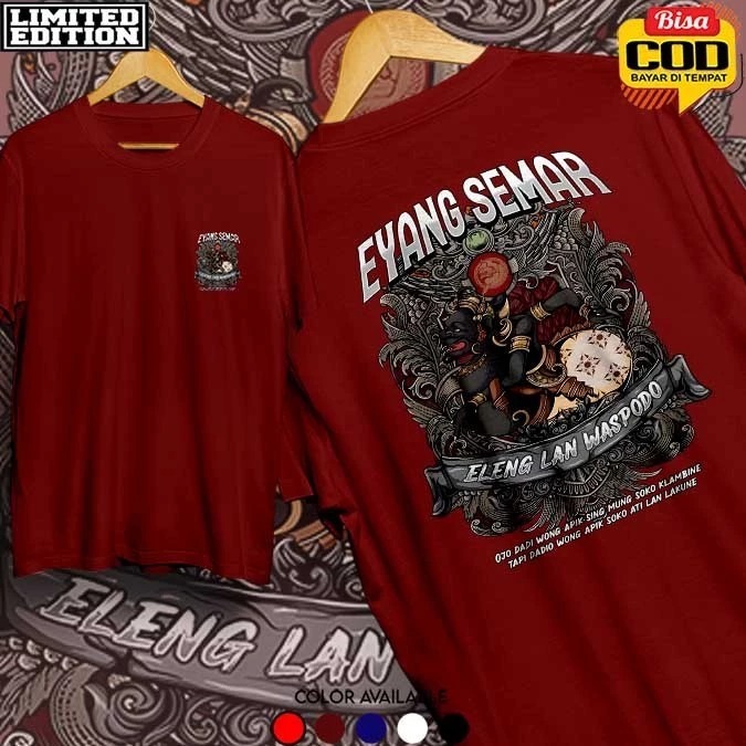 KAOS WAYANG SEMAR KAOS DISTRO WAYANG SEMAR PRIA WANITA