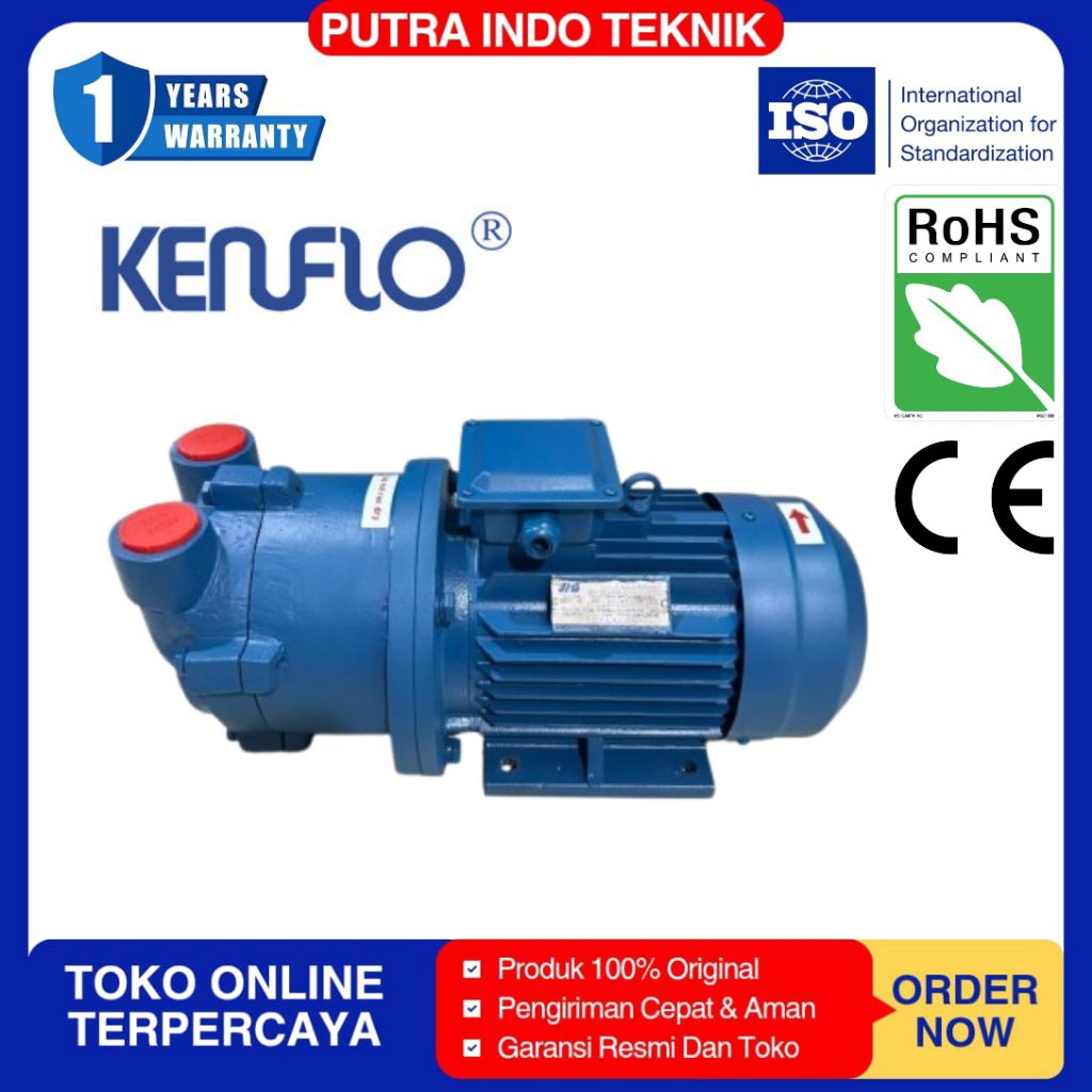 Liquid Ring Vacuum Pump Kenflo CDF 1402 3Kw 4HP 380V