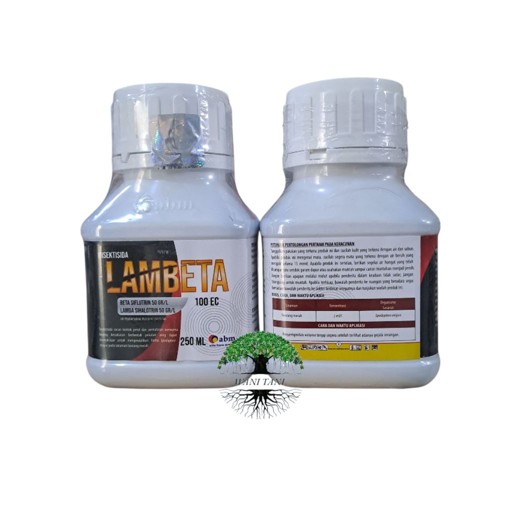 LAMBETA 250MILI INSEKTISIDA DOUBLE BAHAN AKTIF 100EC UNTUK BASMI ULAT