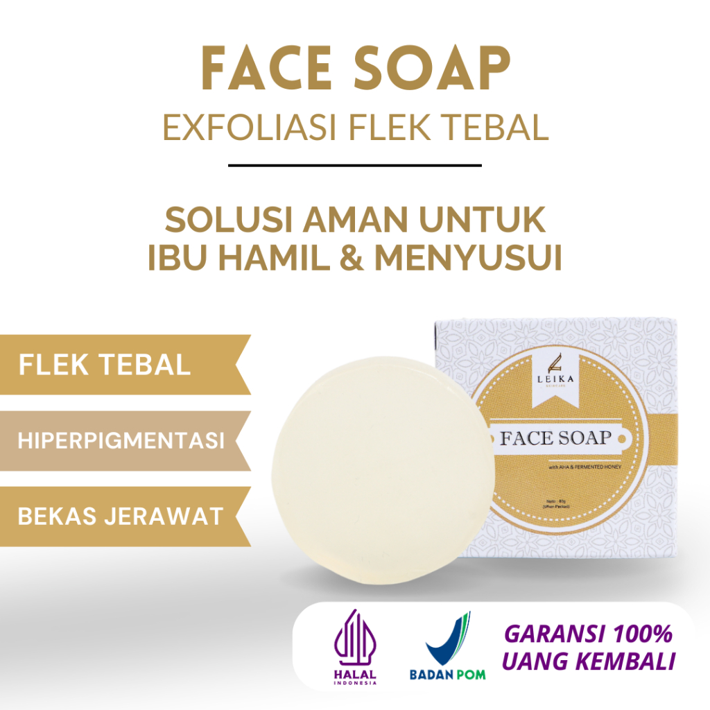 Sabun Flek Hitam untuk Ibu Hamil & Menyusui Paling Ampuh - Sabun Flek Tebal Sabun Pengelupasan Wajah