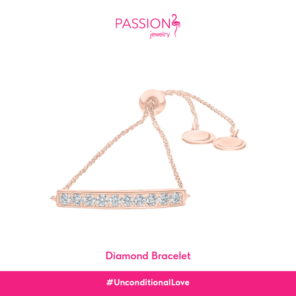 Passion Jewelry - Gelang Berlian Wanita Emas 18K PGR0153
