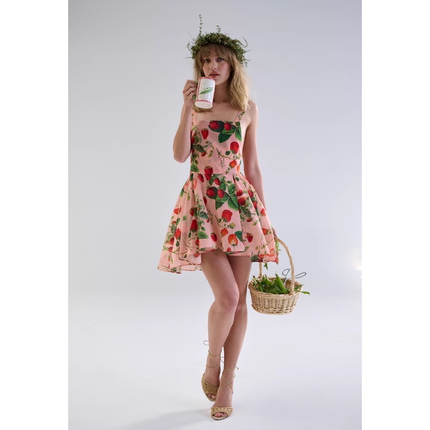 Pink Strawberry Dress