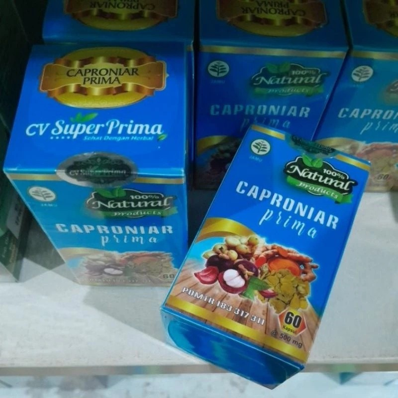 Caproniar Obat Herbal Hernia turun berok untuk pria/wanita