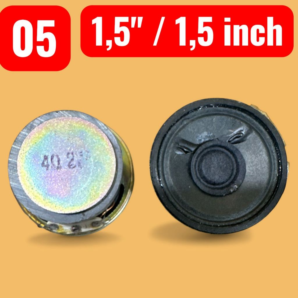 TERMURAH SPEAKER COPOTAN 1,5" 1,5IN 1,5INCH 4 OHM 2 WATT MAGHNET BESAR SPEAKER DIY SPAREPART SPEAKER