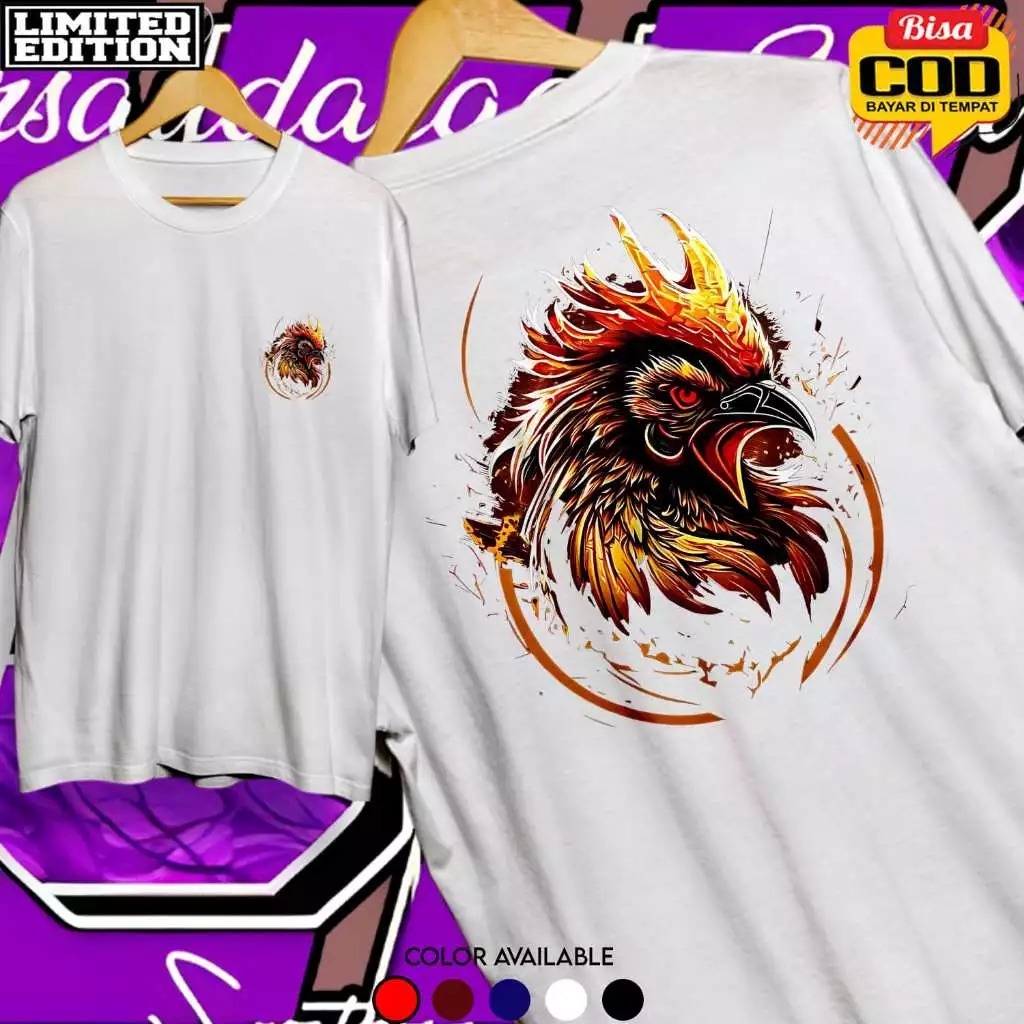 KAOS AYAM JAGO PETARUNG KAOS DISTRO AYAM JAGO PETARUNG PRIA WANITA