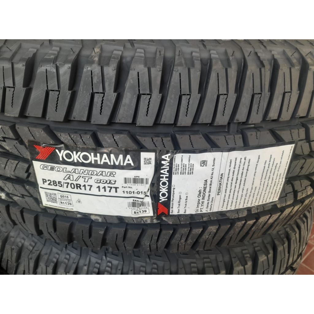 YOKOHAMA GEOLANDAR A/T GO15 UKURAN 285 70 R17 BAN IMPOR RING 17 YOKOHAMA GEOLANDAR A/T