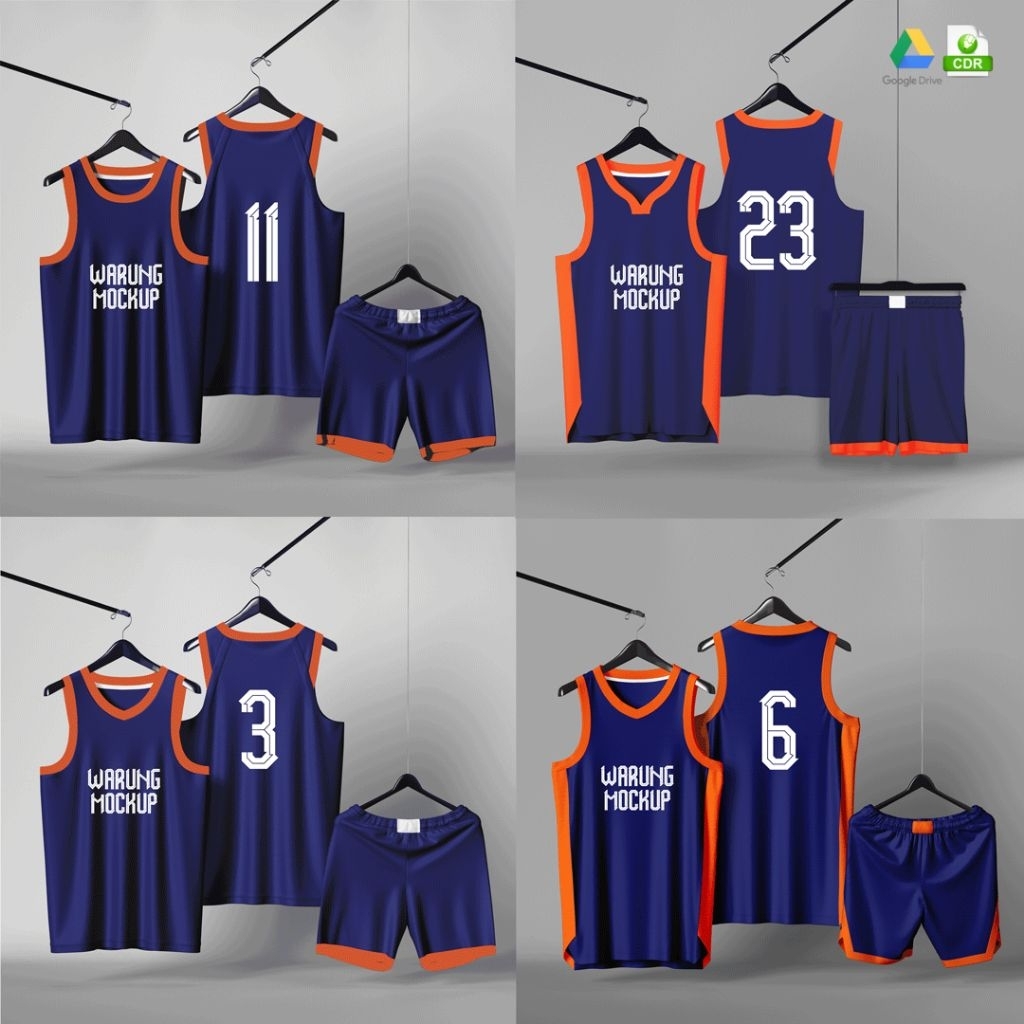 MOCKUP JERSEY BASKETBALL HANGER // CDR
