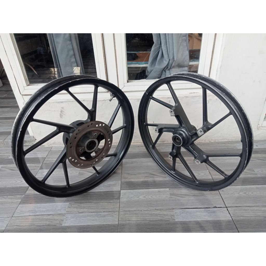 velg depan belakang satria Fu original  second
