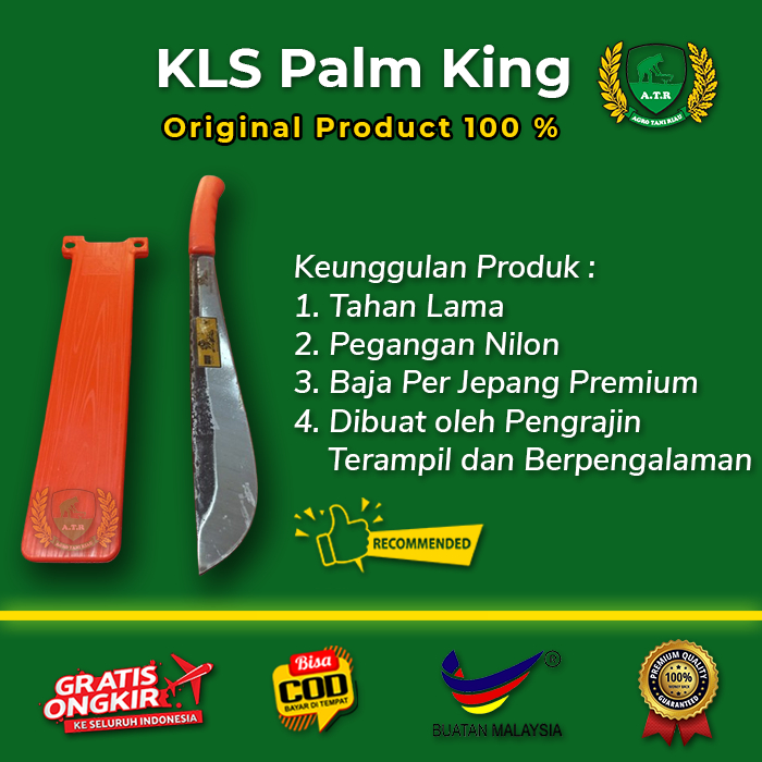 PARANG KLS PALM KING ORIGINAL MALAYSIA KHUSUS UNTUK PERKEBUNAN TANI SAWIT