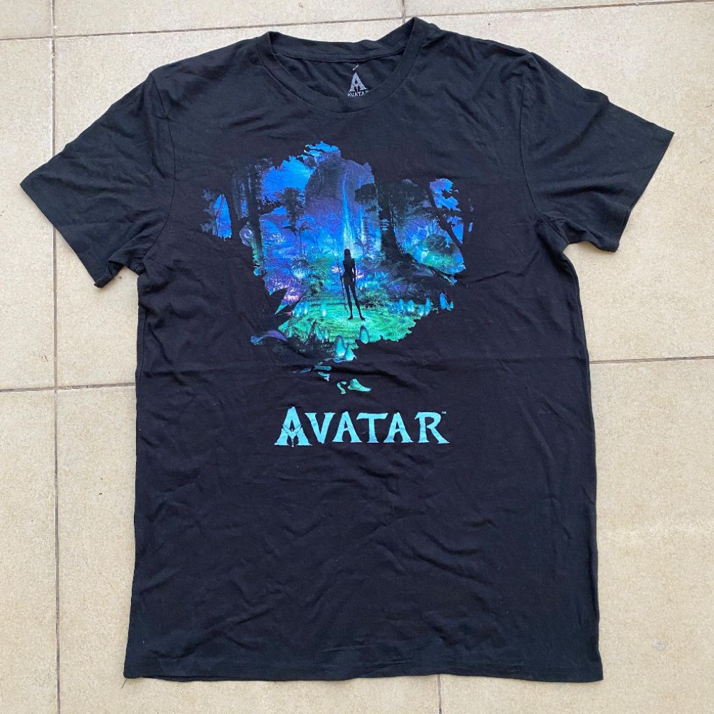 Kaos film blue Avatar original second Bekas murah, jual kaos film avatar original murah