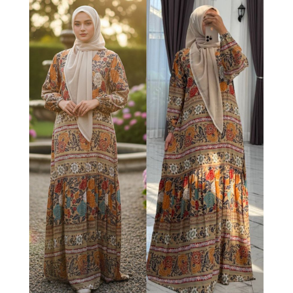 LBL07 READY  GAMIS LABELLA PART OF ANJANI STORE ORI NEW LAUNCHING JUNI SERIES#1