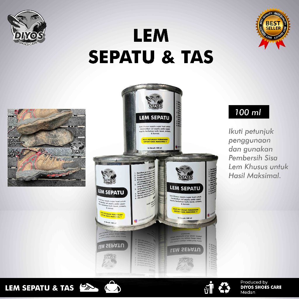 DIYOS Lem Sepatu Super Kuat Tahan Lama