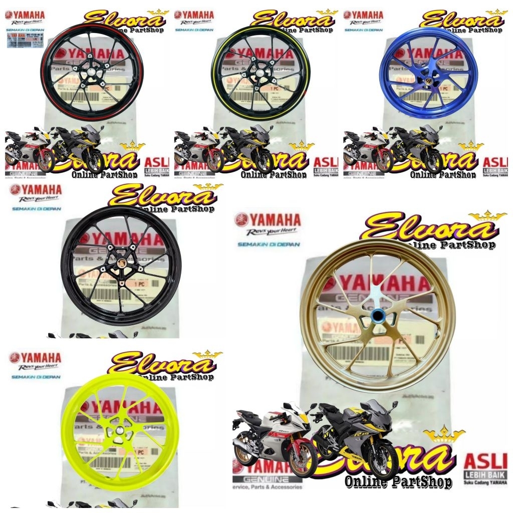 Velg racing depan yamaha R15 VVA V3 R15 V4 R15M Original BK6-F5168-00