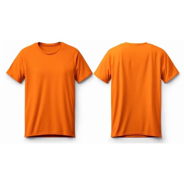 Oren Orange banyak warna Kaos Tshirt Baju Murah Combed 30S Distro POLOS Oblong sablon bordir LOGO TU