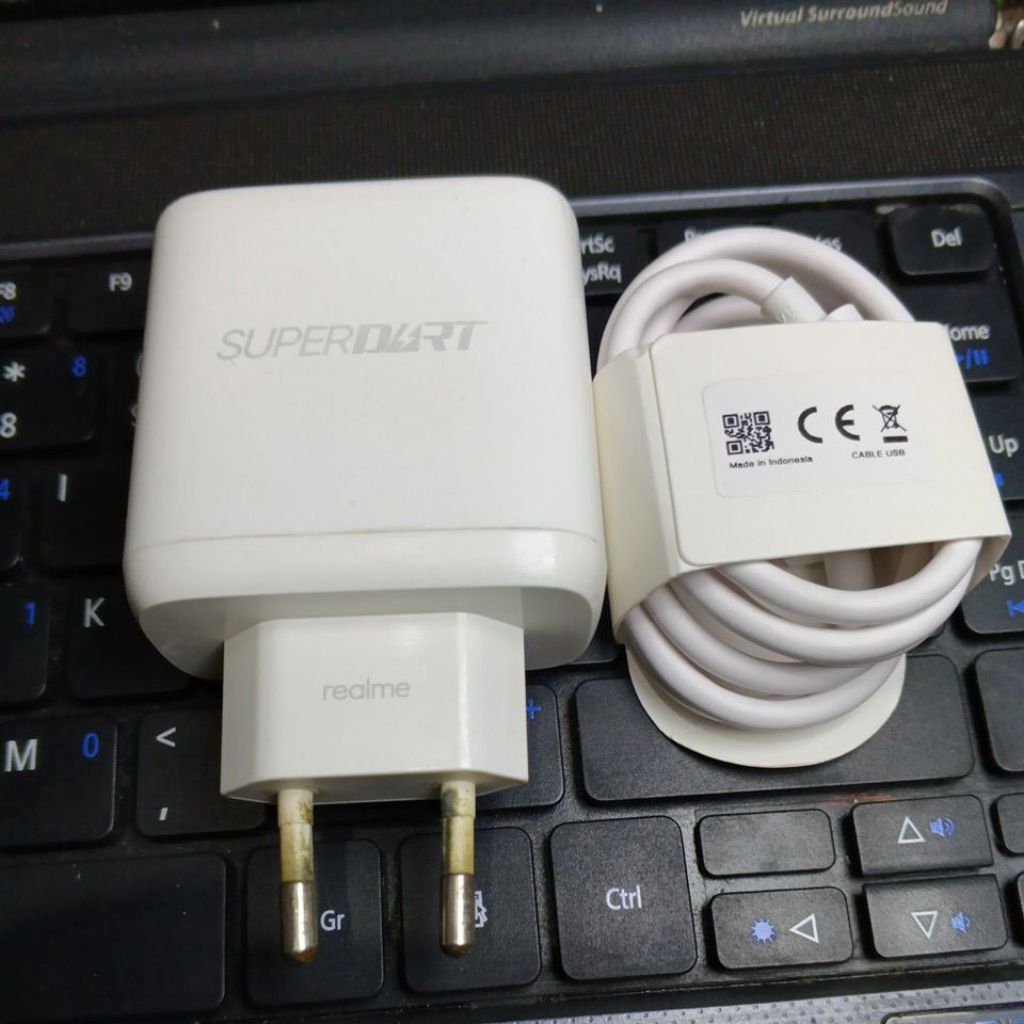 batok charger realme 65 Watt superdart original copotan