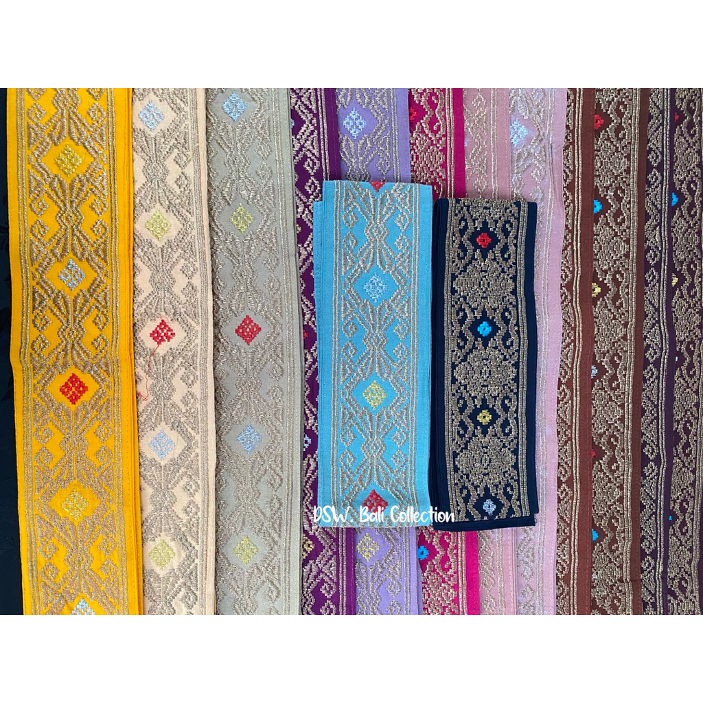 Selendang Obi Songket Bordir | Selendang Bali