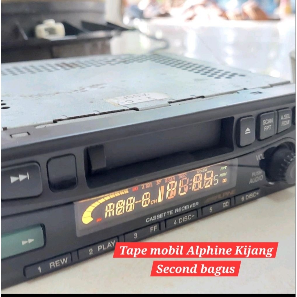 tape mobil alphine kijang jadul second