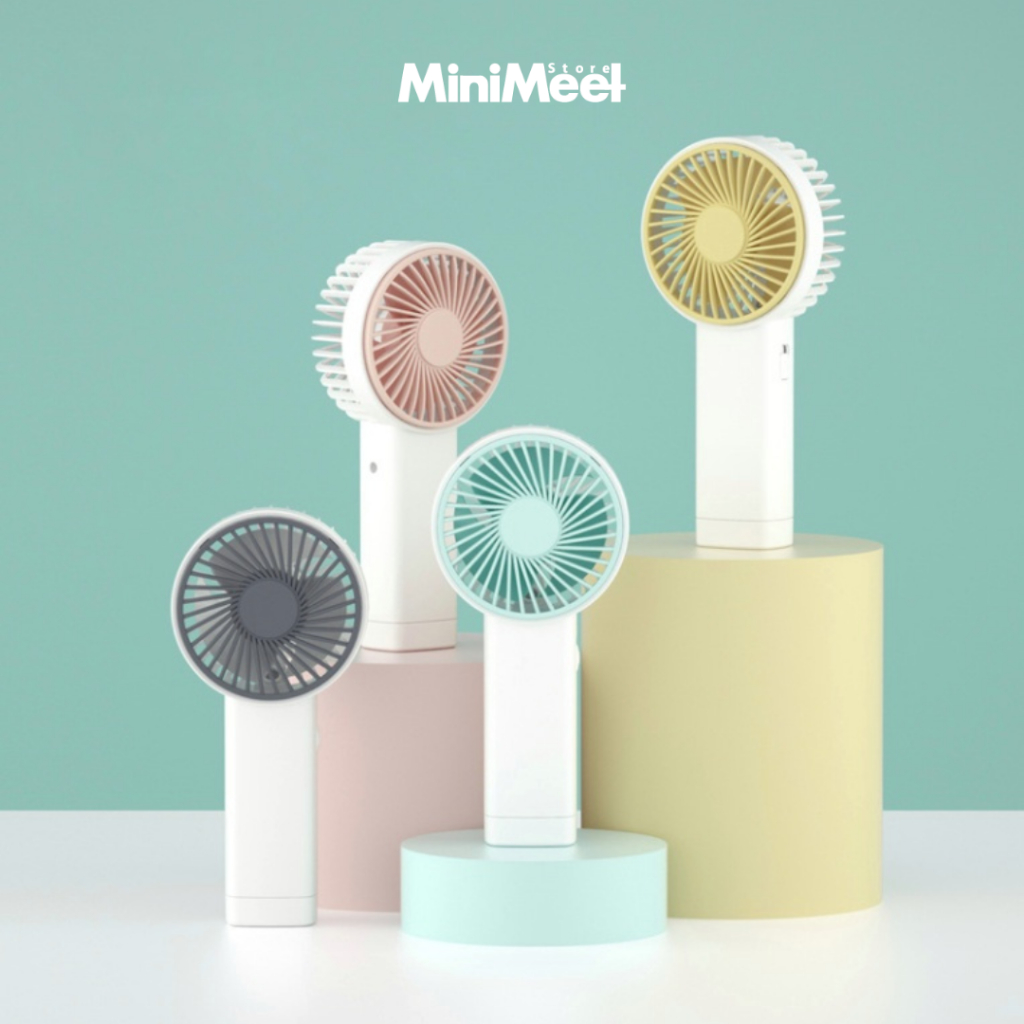 Kipas Angin Mini PORTABLE Fan Genggam Lipat ukuran Kecil Battery charger