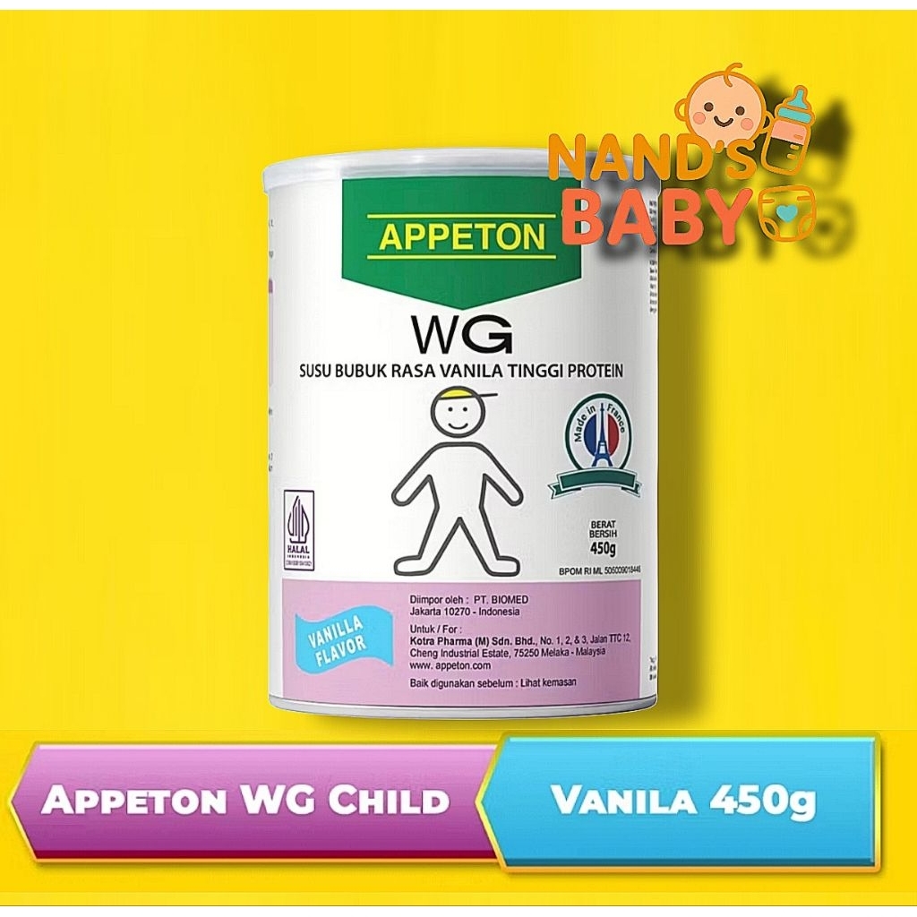 Appeton Weight Gain Child Anak 450gr Vanilla | 3-12 Tahun