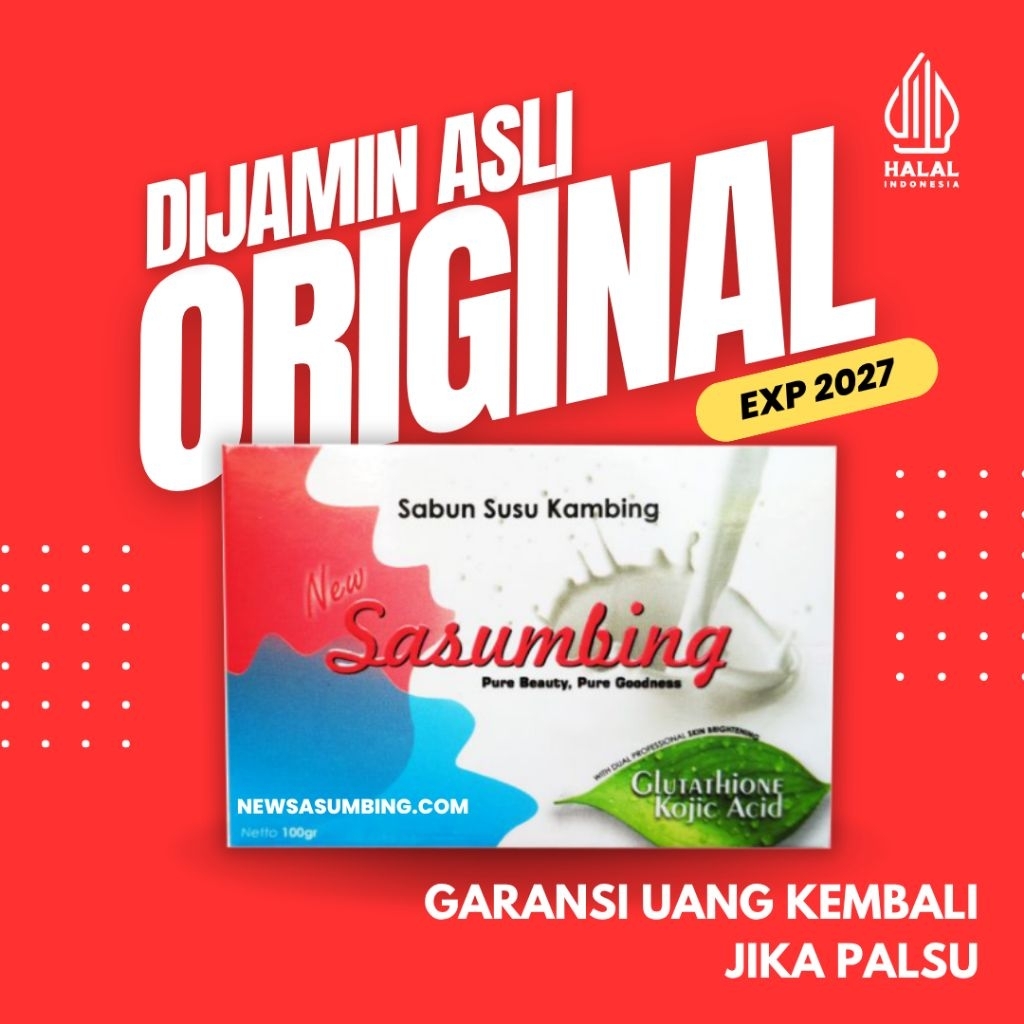 DIJAMIN ORI NEW SASUMBING Sabun susu kambing