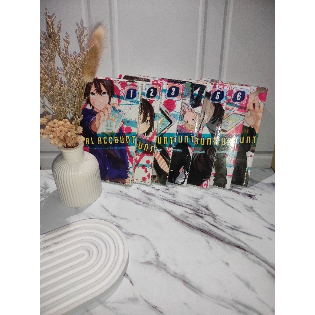 komik real account vol 1-7 set.