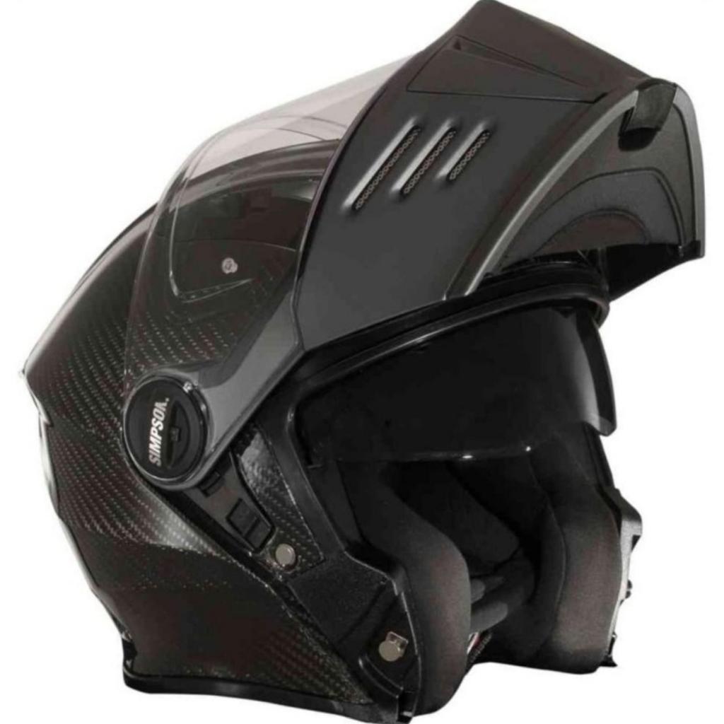 HELM SIMPSON DARKSOME MODULAR CARBON HELMET MOTOR MODULAR SIMPSON CARBON