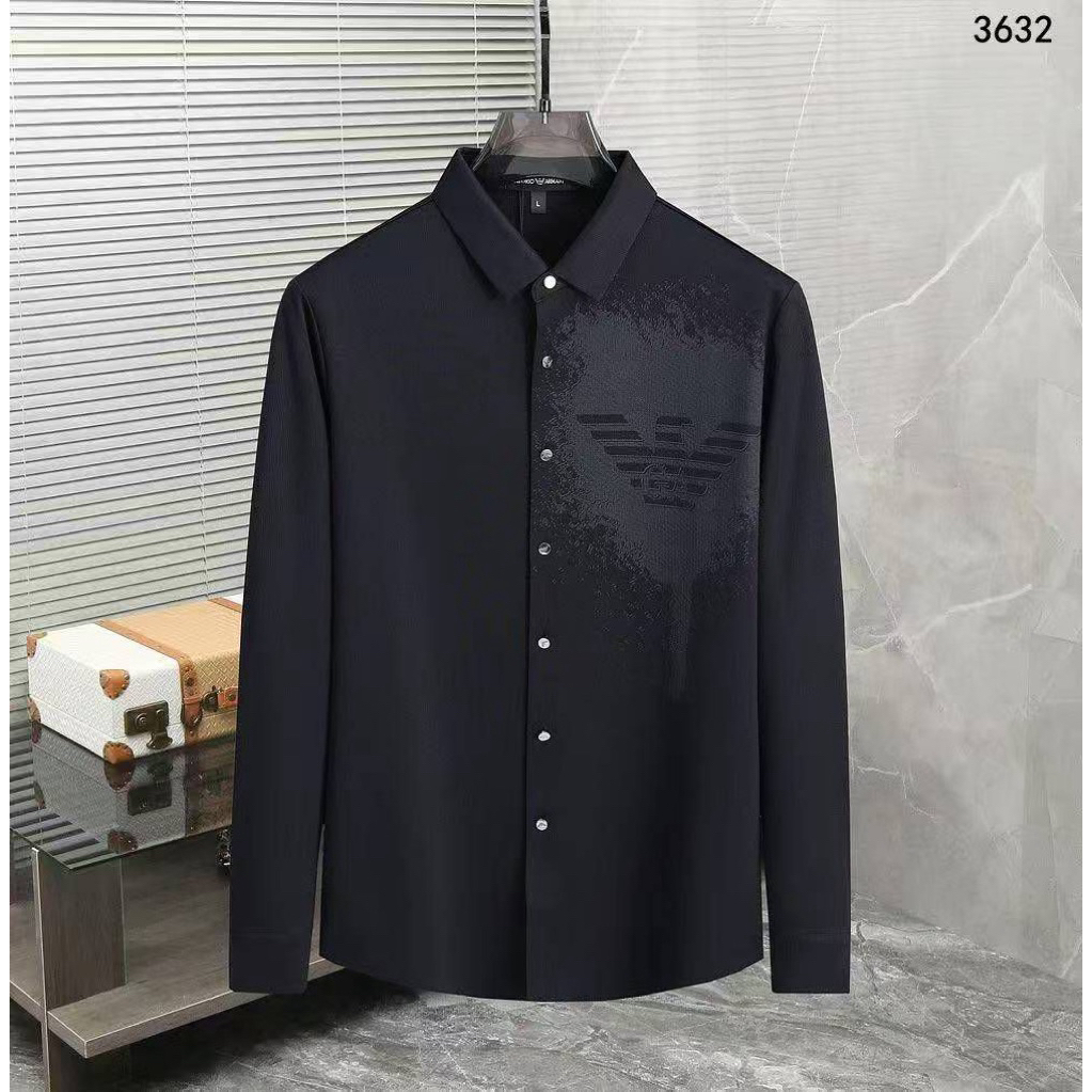 KEMEJA EMPORIO ARMANI44113 PRIA BRANDED VIP KEMEJA PANJANG