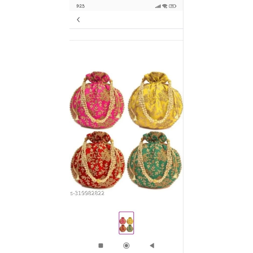 Tas India / Potli Bag