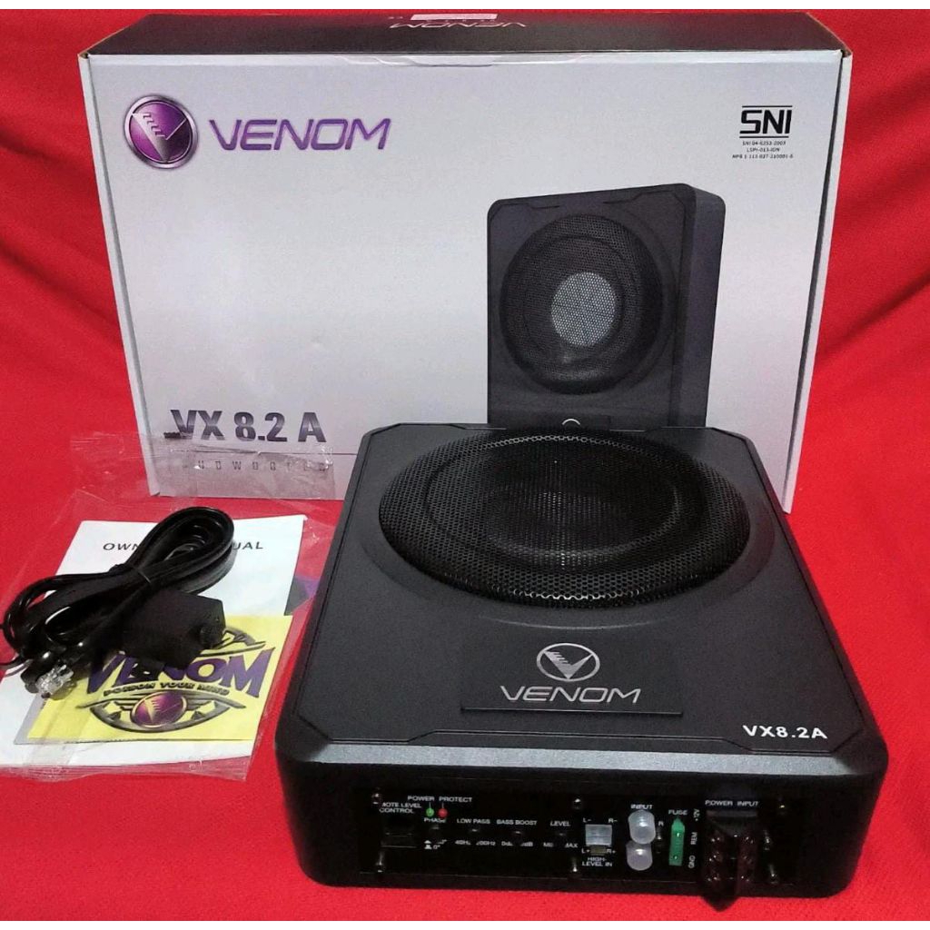 Subwoofer Kolong Aktif Venom VX 8.2ANew - Sub Kolong mobil Venom