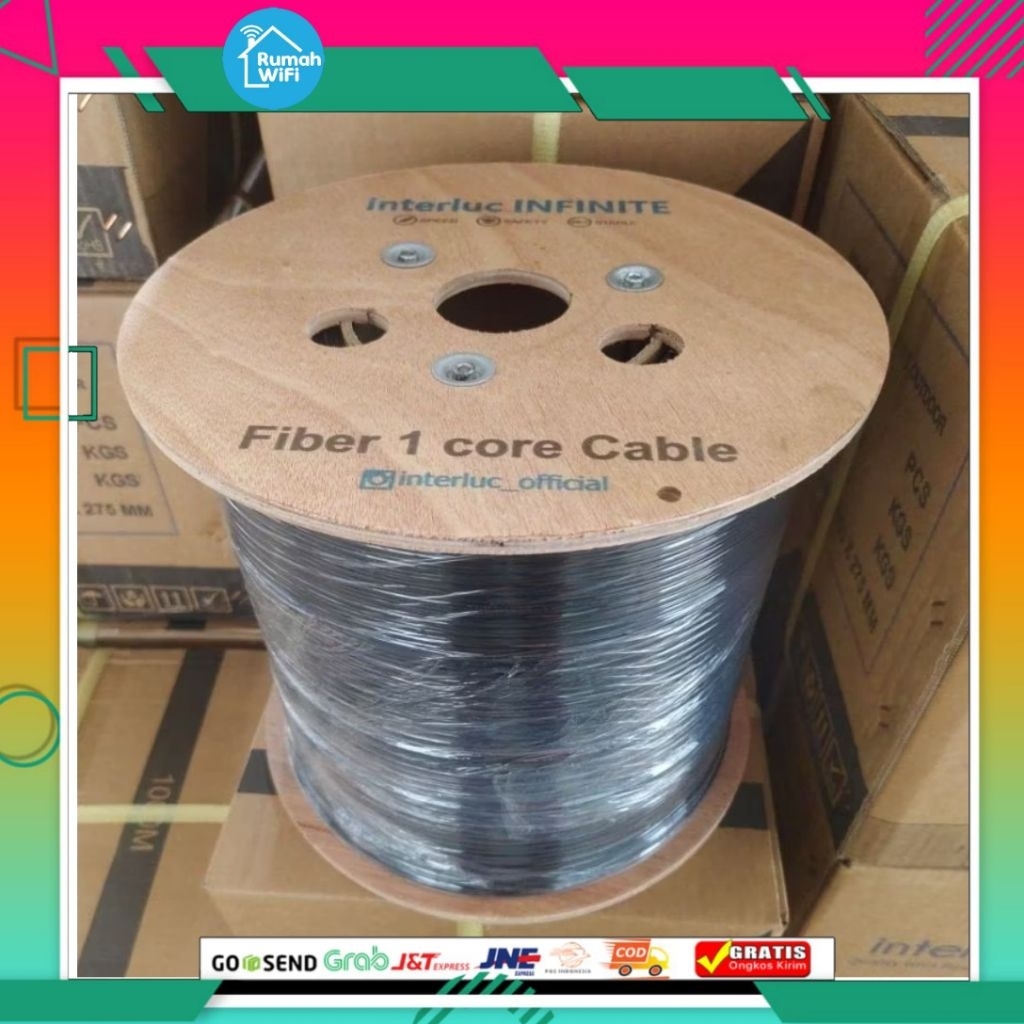 Kabel fiber optik | Interluc 1 core | Interluc fig8 | interluc 4 core | kabel fo 1 core | kabel fo d