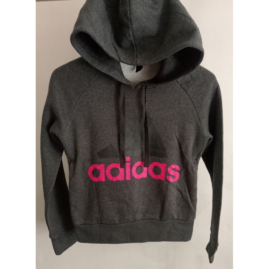 Hoodie Casual by Adidas edisi Triangel Pink