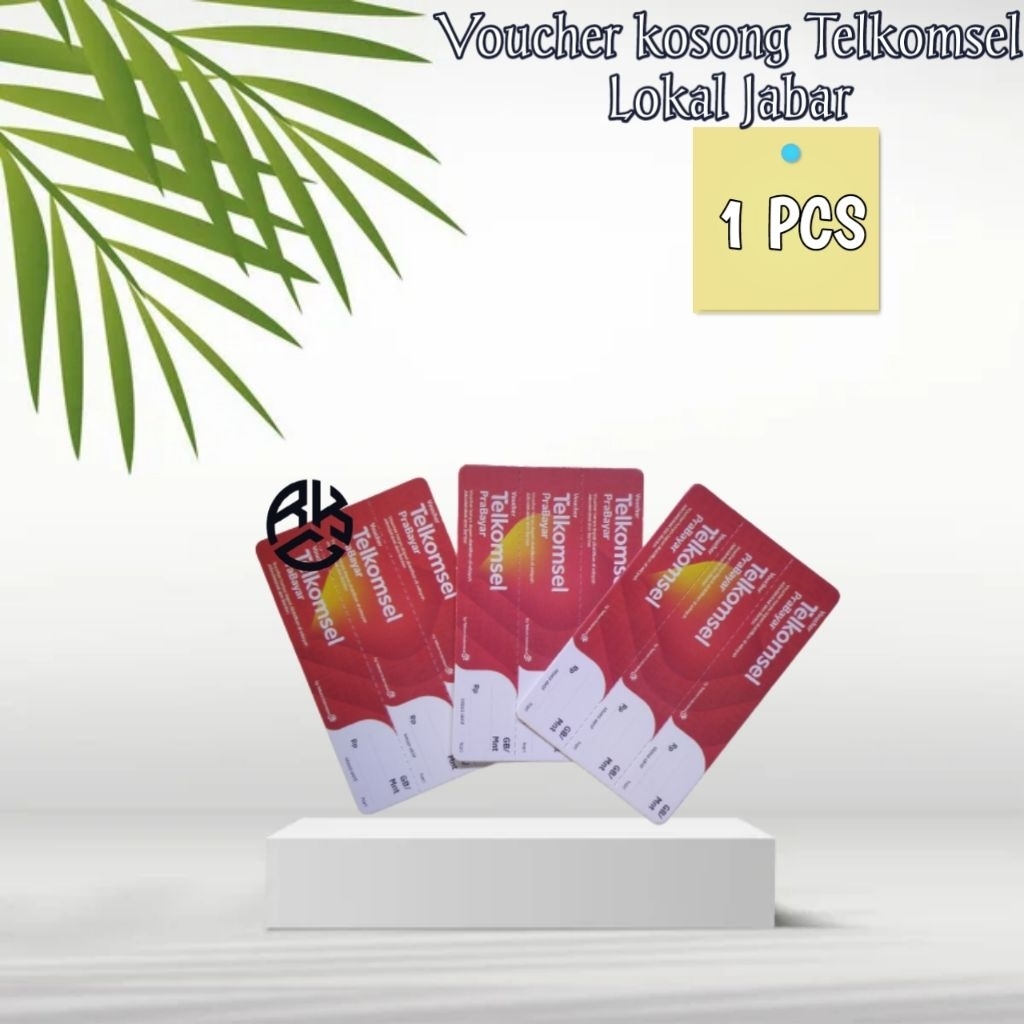 Voucher kosong Telkomsel Jabar 1SN murah / Voucher Blank Telkomsel eceran / Voucher kosongan Telkoms