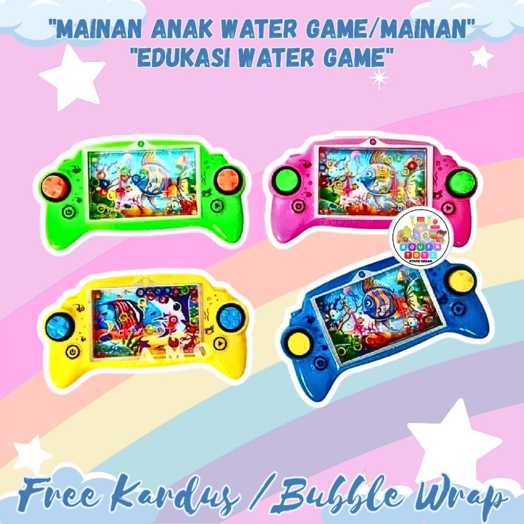 Mainan Game Air / Mainan Gimbot Air / Water Game / Mainan Jadul / Gameboy Air / Air Ring Nostalgia