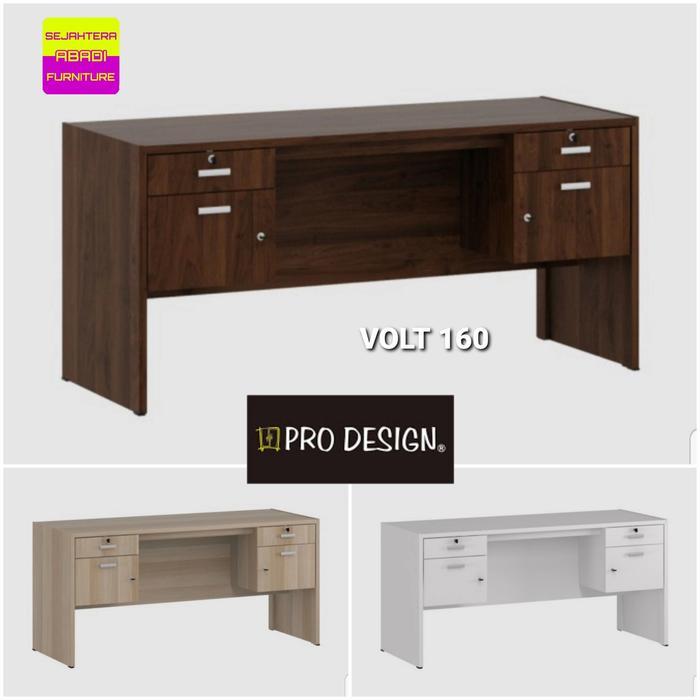 prodesign meja tulis besar, meja 1 biro, meja kantor direktur VOLT 160