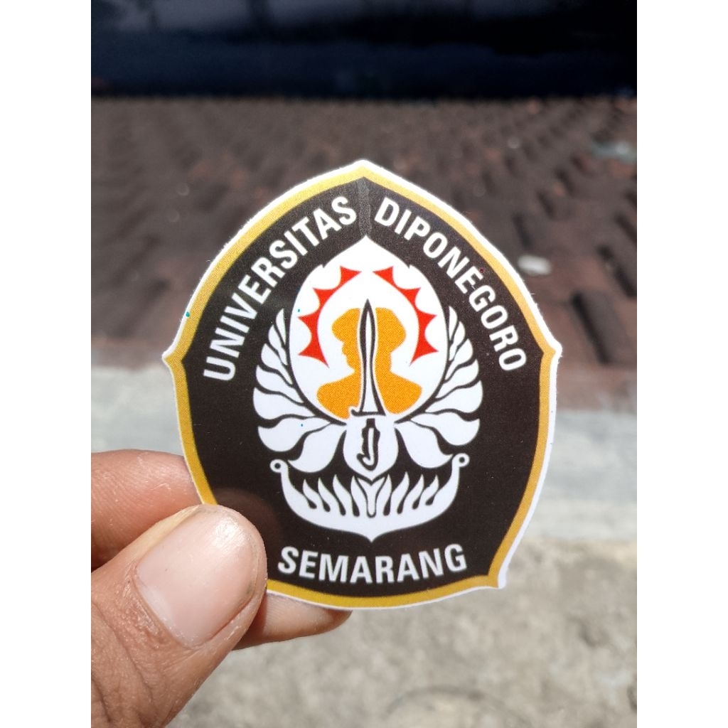 Stiker Vinyl Terlaminasi Logo Universitas Diponegoro UNDIP – Stiker Mahasiswa Semarang