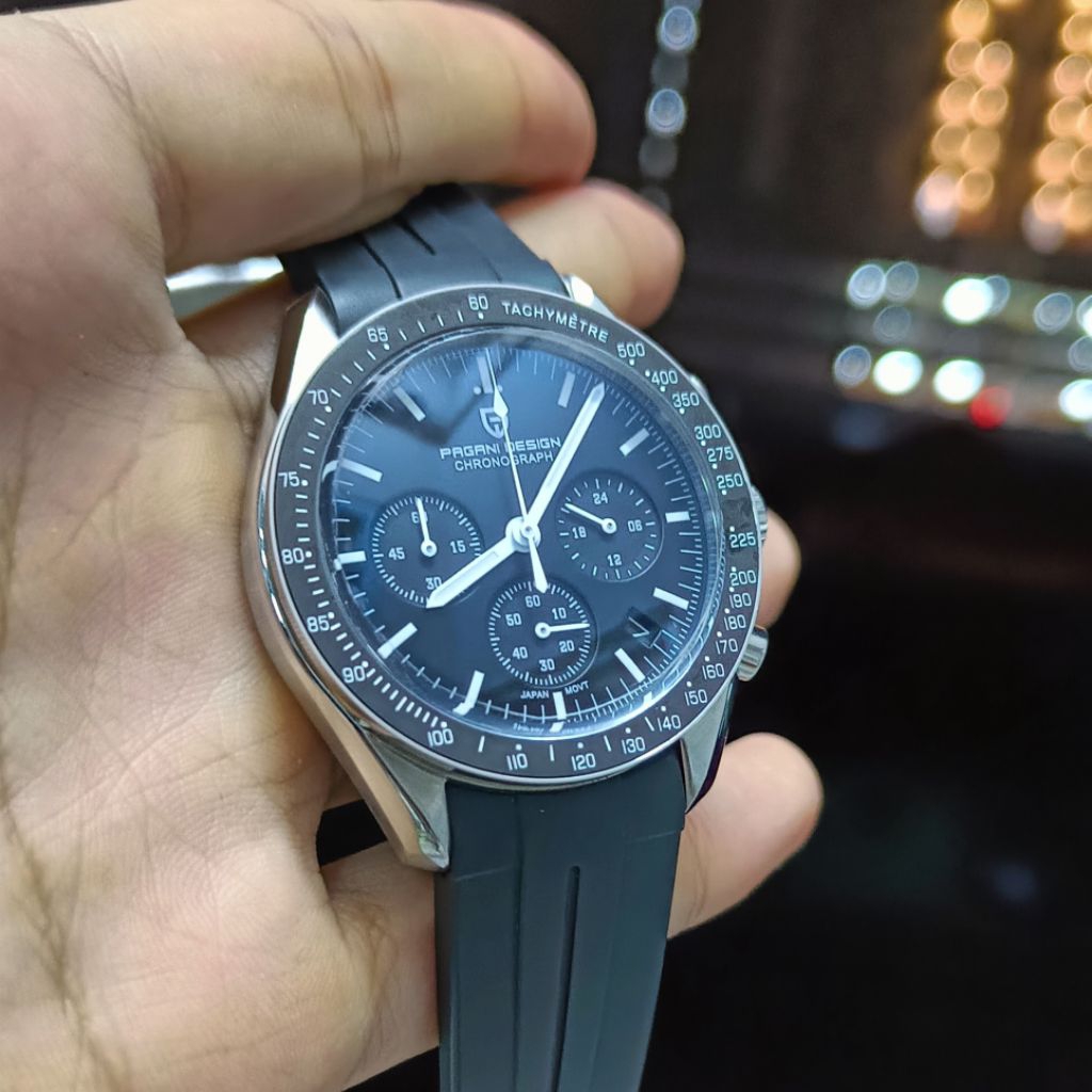 Jam tangan Pagani design PD1701 Speedmaster moonswatch homage V3