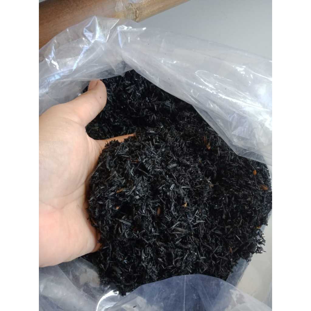 1Kg - Arang Sekam Bakar - Arang Sekam Padi - Murah