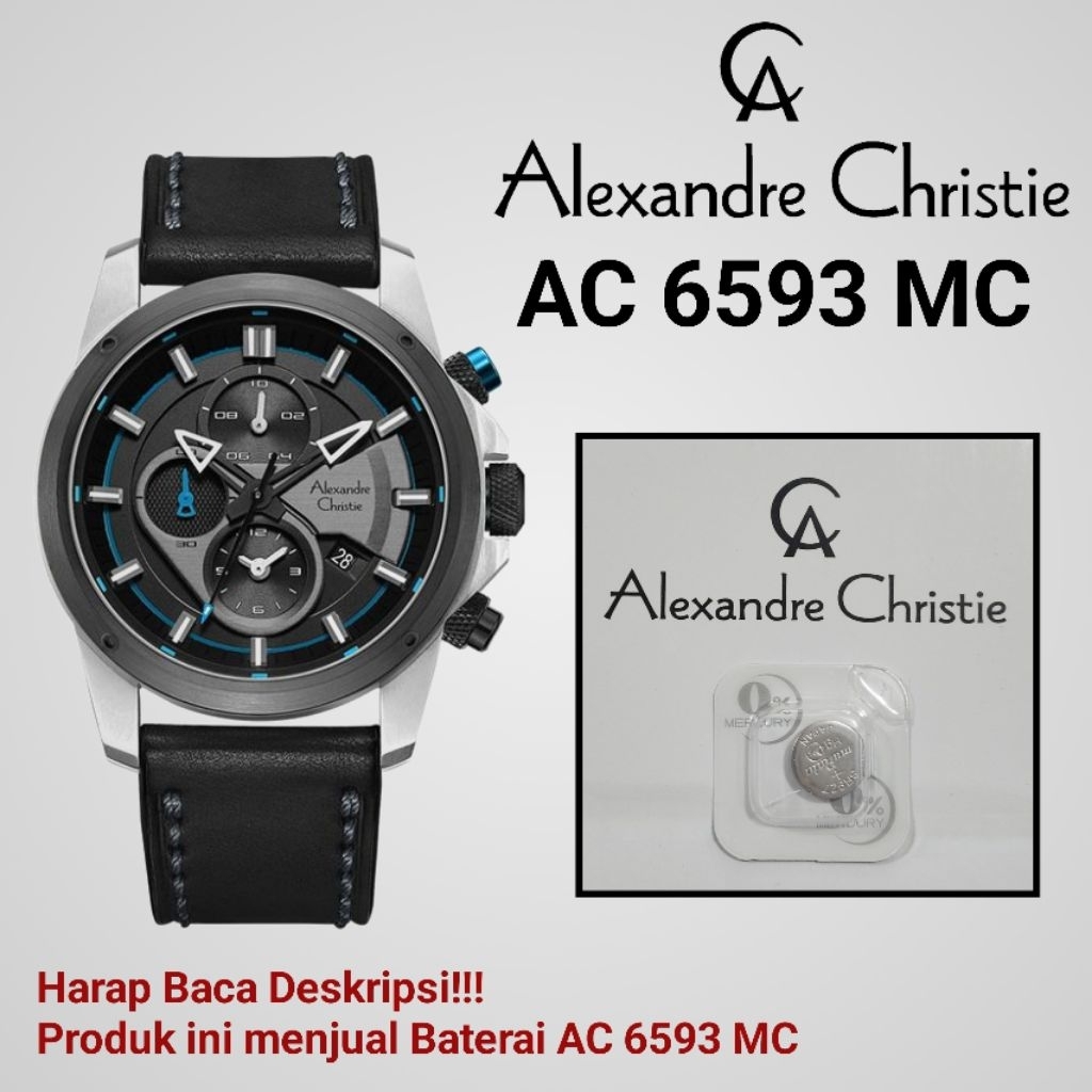 Baterai Jam Tangan Alexandre Christie AC 6593 MC
