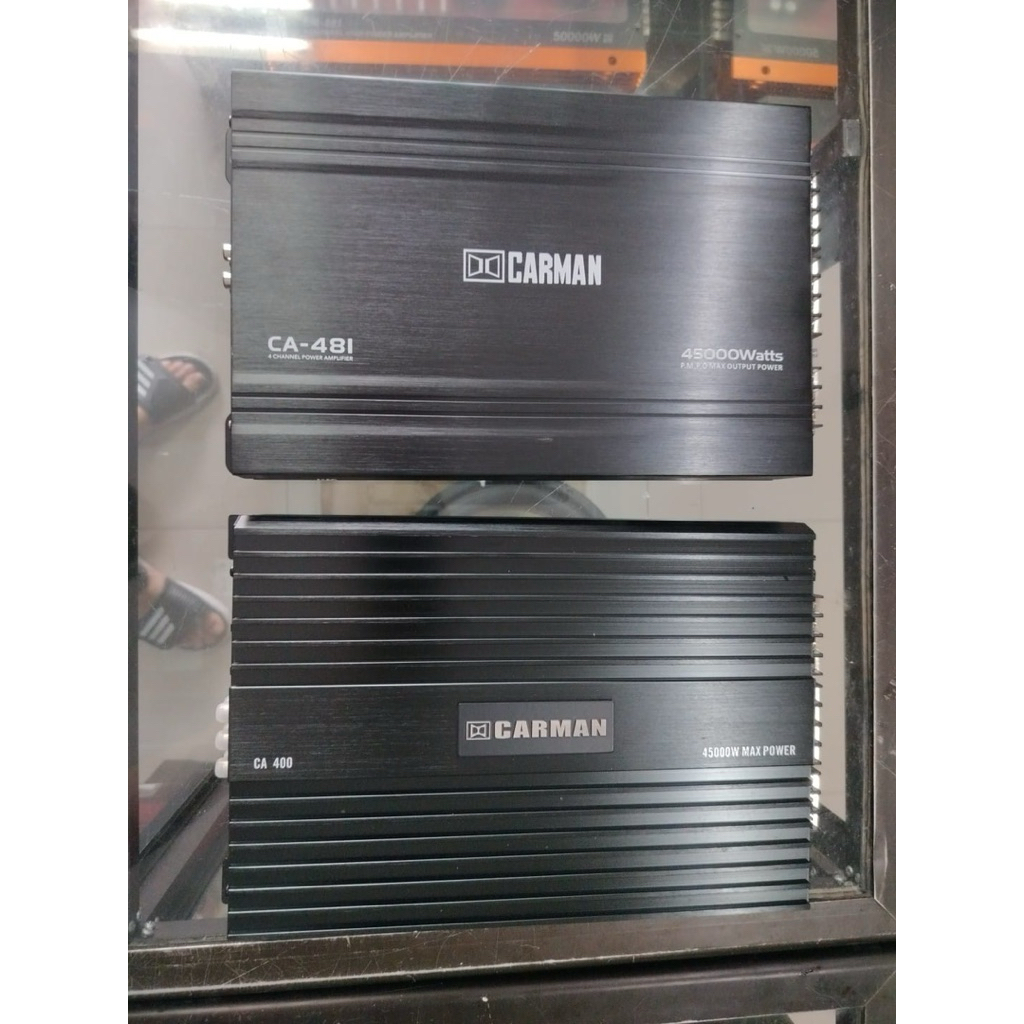 Power Mobil Carman 4 Channel Output CA 481 Mosfet Power Amplifier 4 Channel dan Power Mobil Carman 4