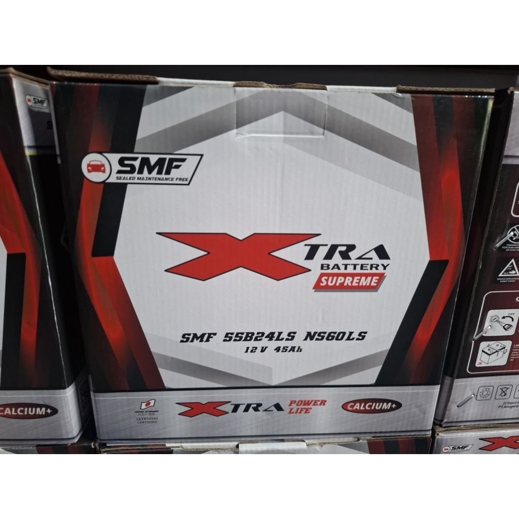 aki XTRA NS60LS 55B24LS untuk CRV