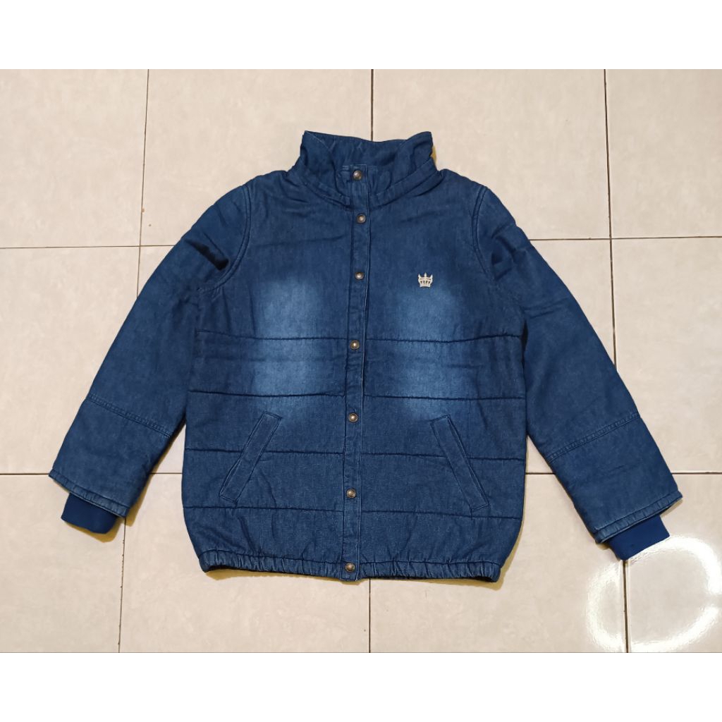 Padded Denim Jacket Rodeo Crown