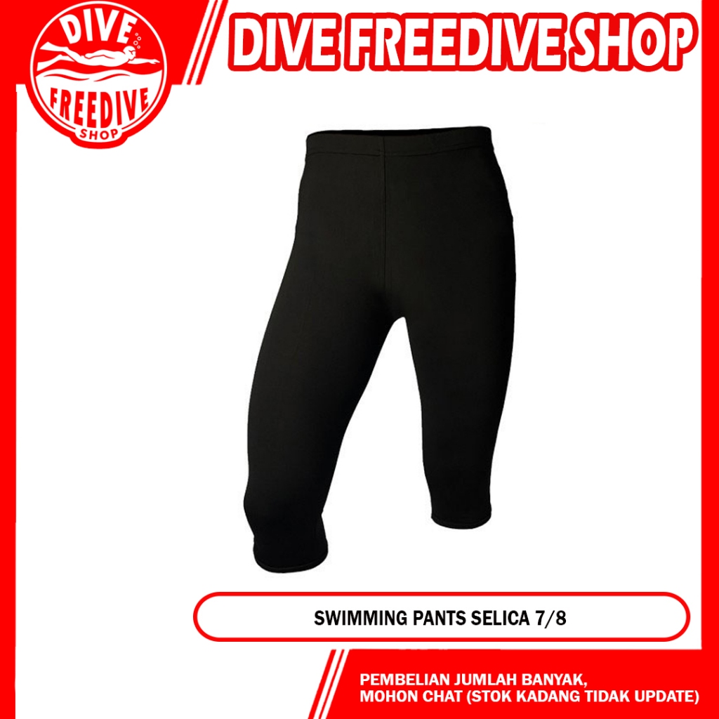 Short Pants Selica 7/8 Celana Renang Pendek Pria Wanita Unisex Body Swimming Snorkeling Men Women Ol