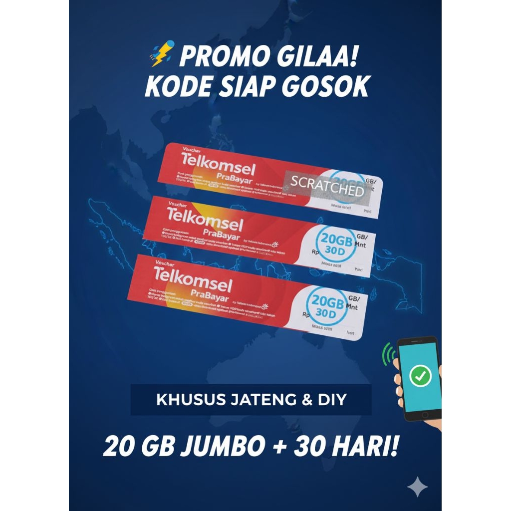 Vocer Telkomsel 20GB