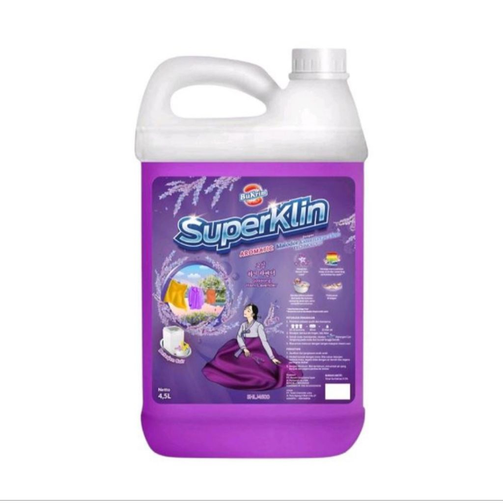 Deterjen Cair 4.5 Liter Bukrim Superklin sensorial