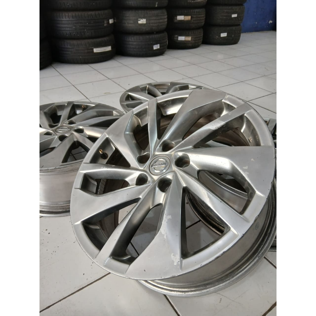 VELG MOBIL SEKEN STD NISSAN RING 18 LEBAR 7 | PELEK MOBIL OEM NISSAN XTRAIL R18X8 LOBANG  5X114,3