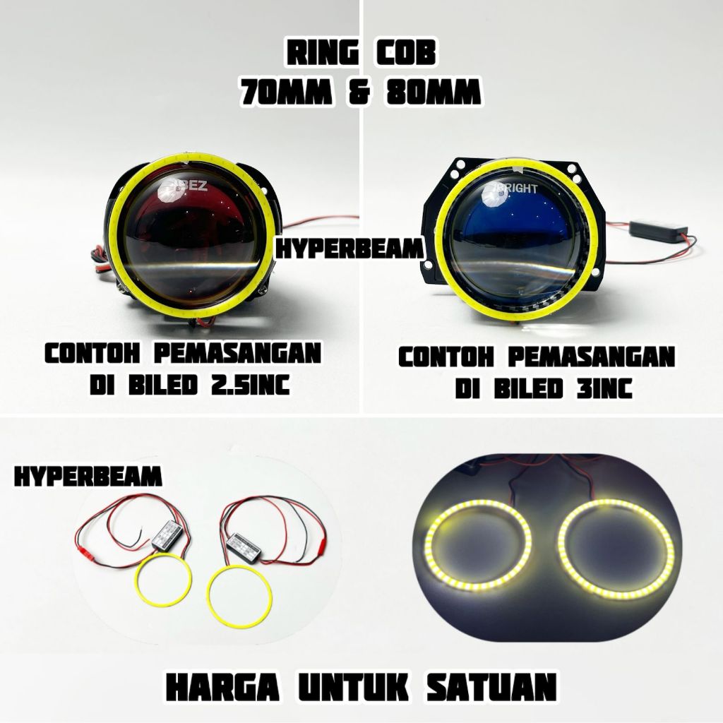 Ring COB Biled 2.5inc Dan 3inc Premium Quality