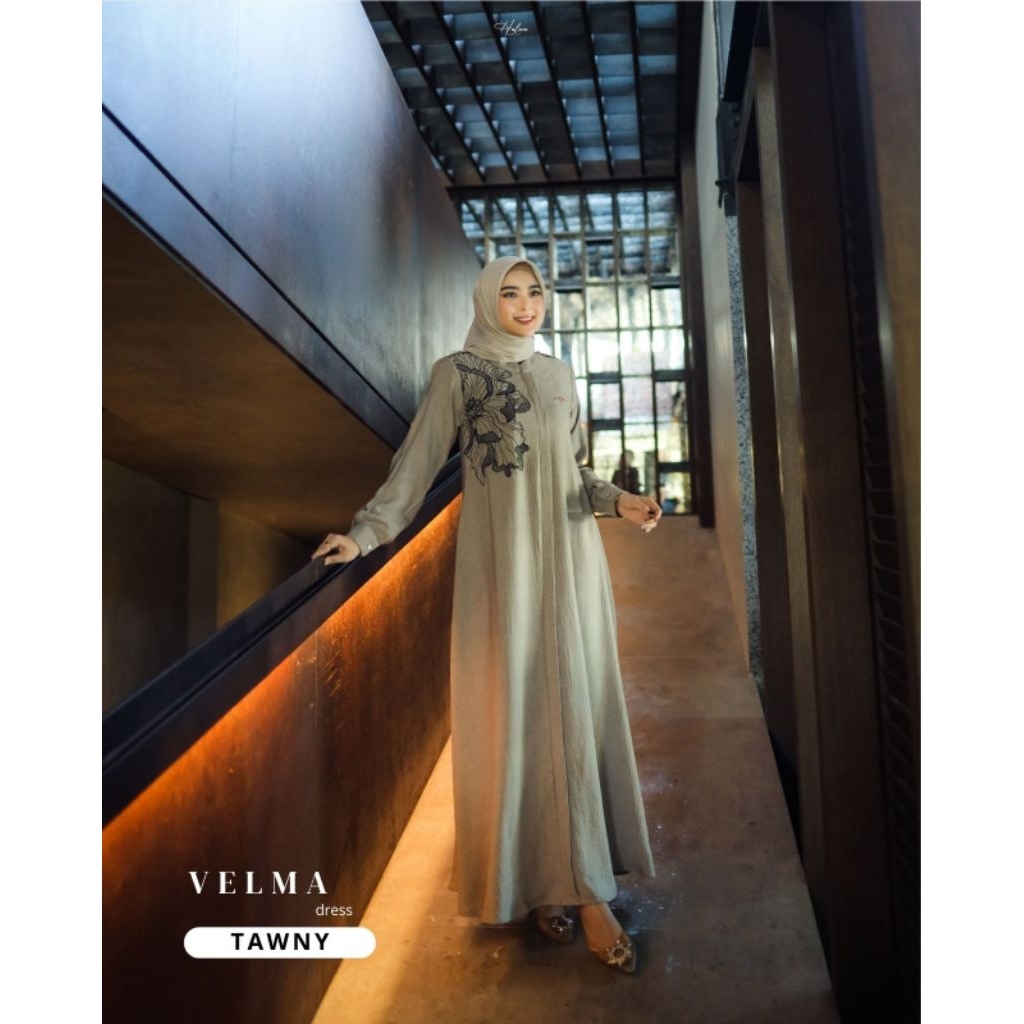 VELMA DRESS BY HALWA APPAREL | DRESS HALWA APPAREL TERBARU