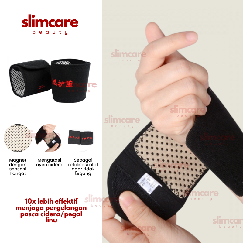 Deker Tangan Sabuk Terapi Pergelangan Tangan Perawatan Tubuh  Alat Terapi 2 Pcs